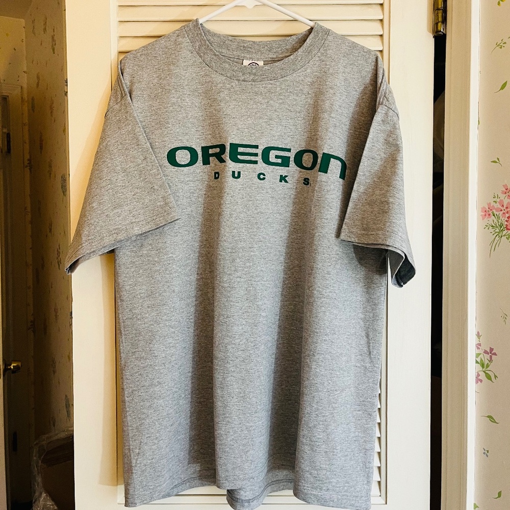 Delta Pro Weight Oregon Ducks Heather Gray Tee Size XL NWOT - Picture 7 of 7